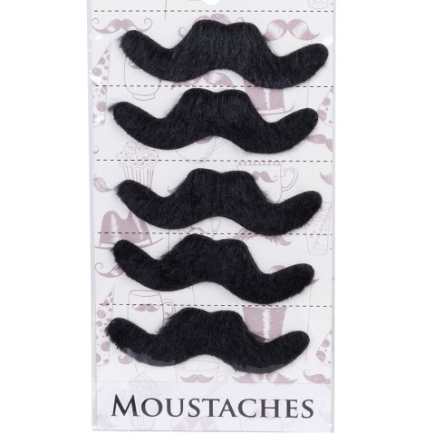 Moustache Mexicain Lot de 6