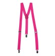 Bretelles rose fluo la paire