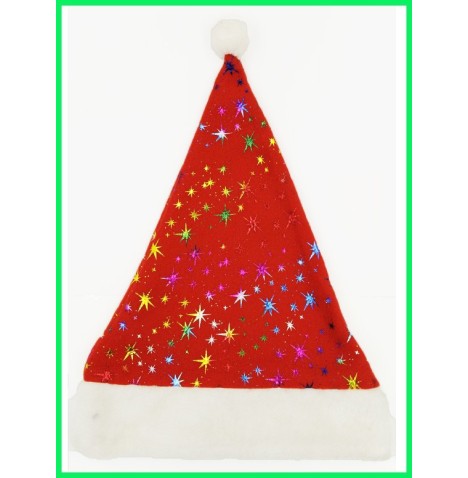 Bonnet Noel Etoiles Holographiques