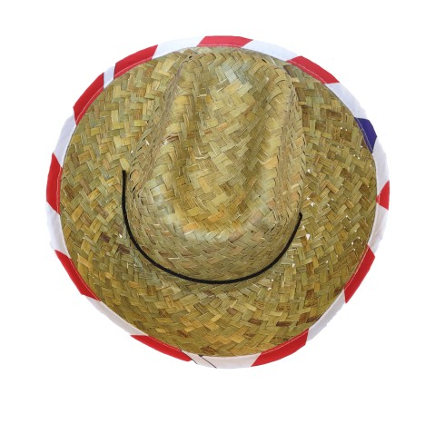 Chapeau cow boy paille USA - taille adulte