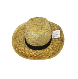 Chapeau cow boy paille - taile adulte