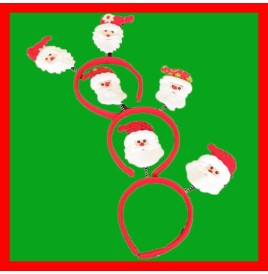 Serre-tête Père Noël 🎅 Accessoire fun et festif !