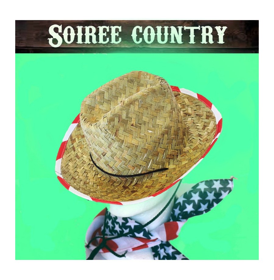 Country ,chapeau + bandana US