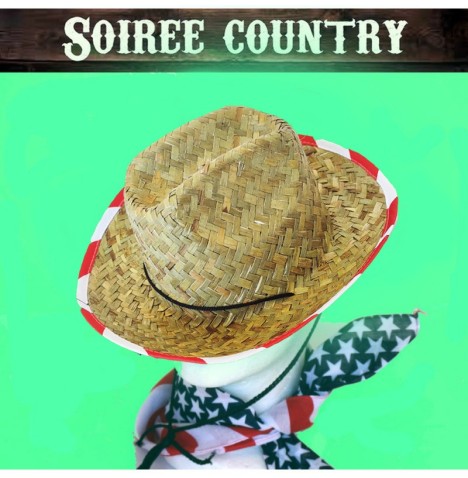 Country ,chapeau + bandana US - Chapeaux  pas cher