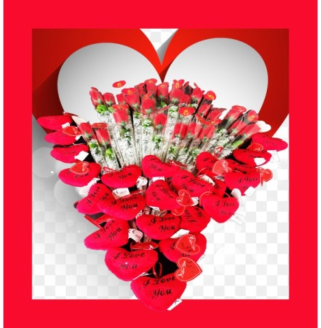 Lot 48 articles Saint Valentin