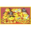 30 Emoticones (18 masques, 12 lunettes Emoji)