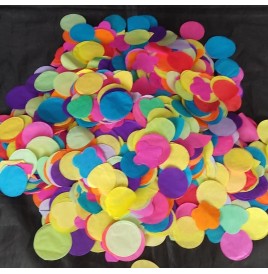 Confettis de rue multicolores 100 grs - Cotillons  pas cher