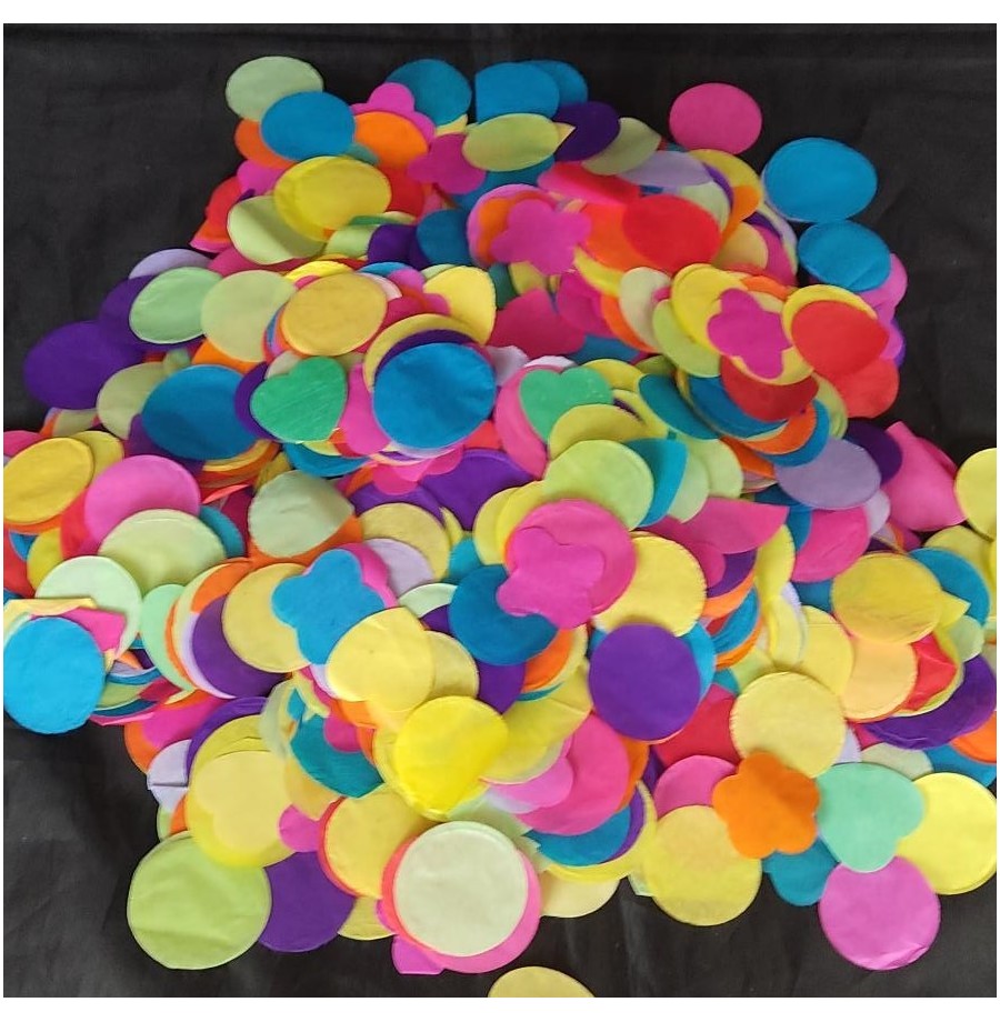 Confettis de rue multicolores  100 grs