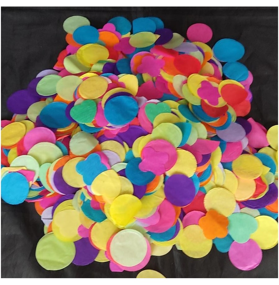 Confettis de scène multicolores  100 grs