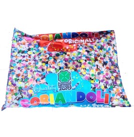 Confettis de rue multicolores sachet de 100 g - Cotillons  pas cher