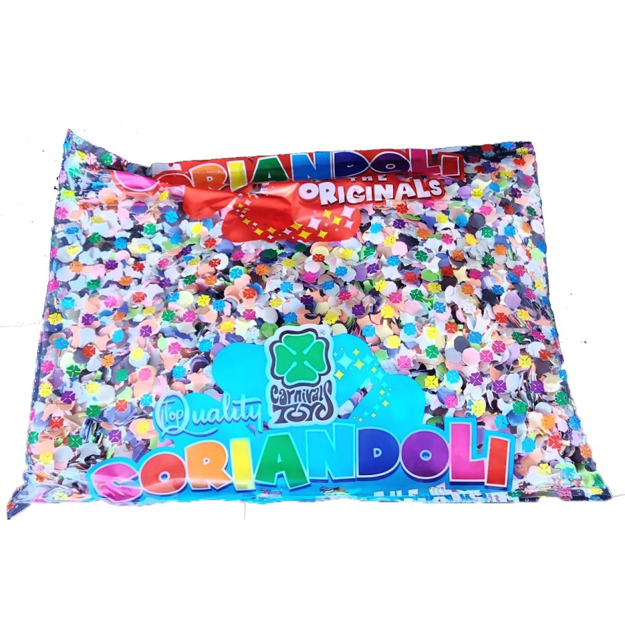 Confettis de rue multicolores sachet de 100 g