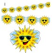 Guirlande soleil papier 4 m
