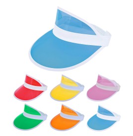 Casquettes solaires colorées (lot de 6) : protection et style assuré