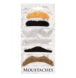 Pack de 6 moustaches noires