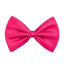Noeud papillon tissu Rose 11 x 5cm