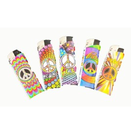 lot de 5 briquets Peace and love