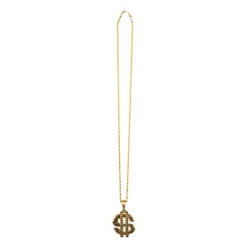 collier dollar metal argent