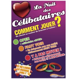 Affiches Nuit des Célibataires - Célibataires  pas cher