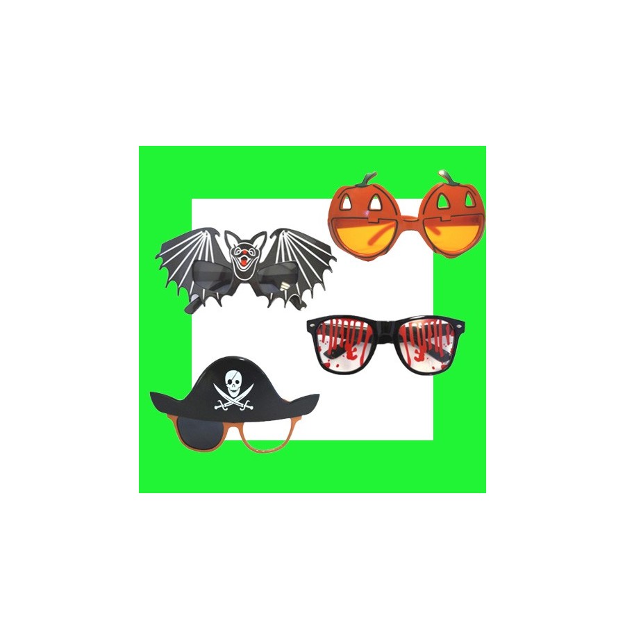 24 paires de Lunettes Halloween