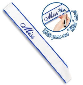 Echarpe Miss en satin