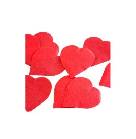 Canon à confettis papier Coeurs rouge 40cm