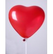 Ballons coeur diam  25 cm rouge le 100