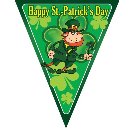 Guirlande  Fanions St Patrick 's day 5m