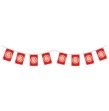 Guirlande  papier chine 5 m 10 fanions