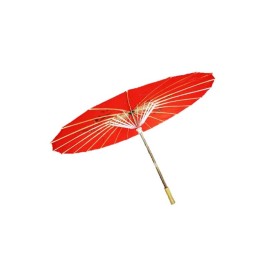 Ombrelle chinoise 80cm Tissu couleurs ass.
