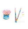 CRAYON POUSSE MINE 14CM 10COULEURS