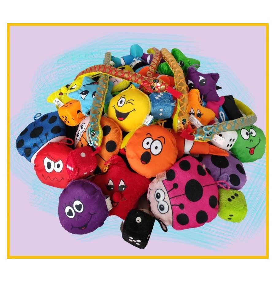 50 Peluches  le lot  (10 modèles assortis)