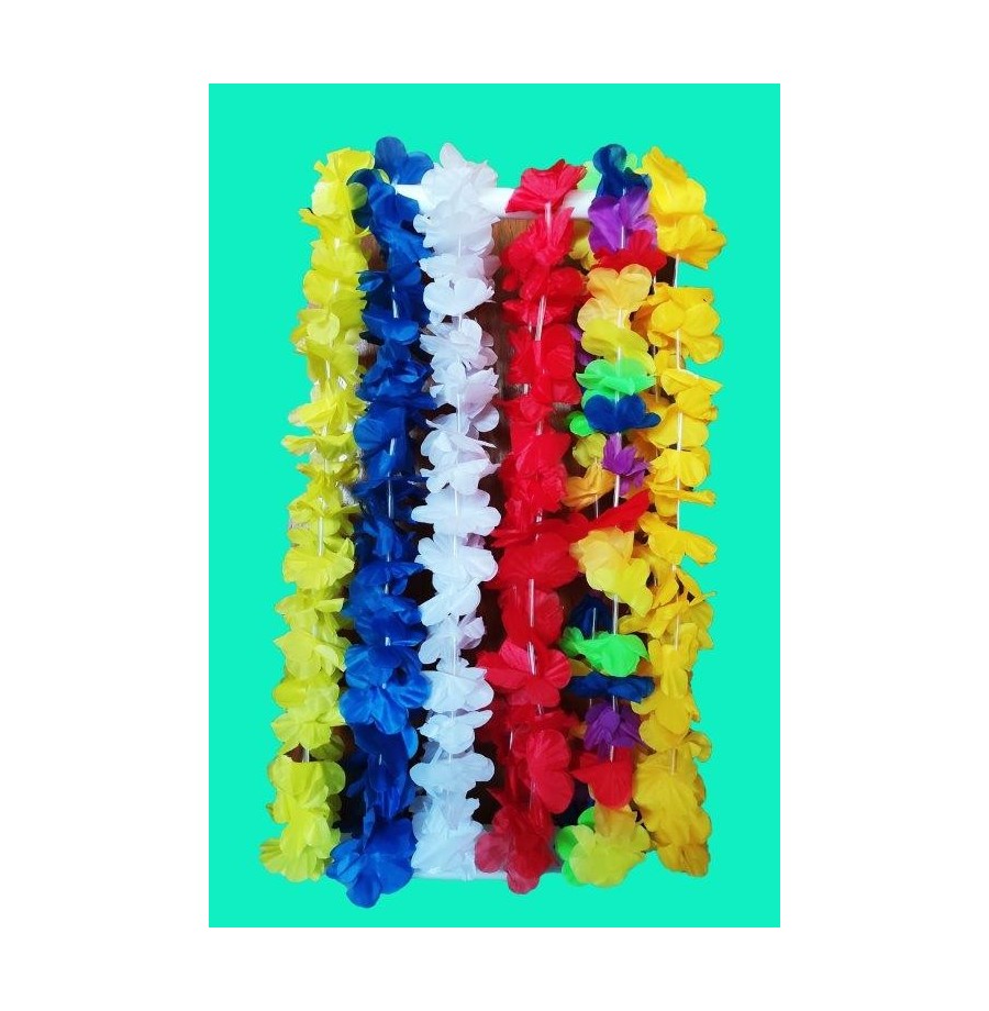 Lot de 72 colliers Hawaï colorés