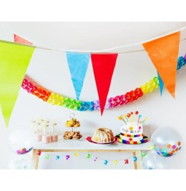 Guirlande plastique Multicolore 10 m  30x21 cm