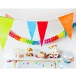 Guirlande plastique Multicolore 10 m  30x21 cm