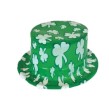 Chapeau ht de forme  PVC  trèfles St Patrick
