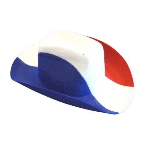 Chapeau Cowboy France feutrine - France / Supporters  pas cher