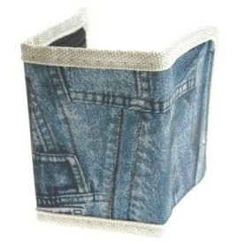 Bourse Jean's scratch /zip  210*105 mm