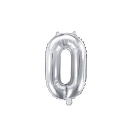 Ballon aluminium chiffre au choix 35cm Or ou Argent