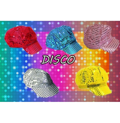 Casquette disco lot de 30 assorties - Casquette pour une soirée Disco