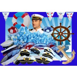 Lot Marin Complet – Accessoires et Décorations Thème Nautique