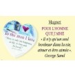 Magnet " Pour l'homme que j'aime"