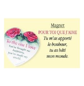 Magnet " Pour Toi que j'aime"