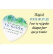 Magnet " Pour ma Fille"