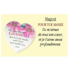 Magnet " Pour toi Mamie"