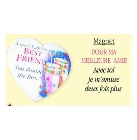 Magnet " Pour ma Meilleure Amie"