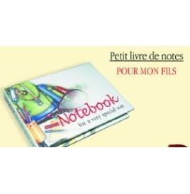 Carnet "pour mon Fils "