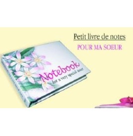 Carnet "pour ma Soeur "