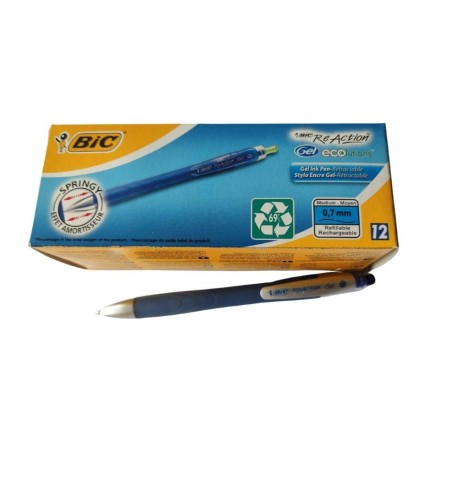 BIC Re-Action Gel Bleu   l'unité