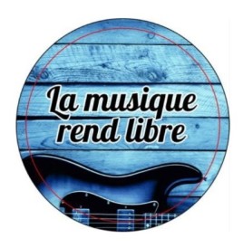 Magnets en verre format grand rond (6cm)