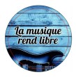 Magnet en verre format grand rond (6cm) Magnet en verre format grand rond (6cm)